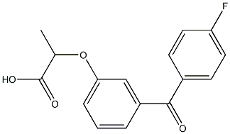 2-[3-(p-Fluorobenzoyl)phenoxy]propionic acid