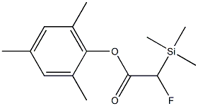 Fluoro(trimethylsilyl)acetic acid 2,4,6-trimethylphenyl ester