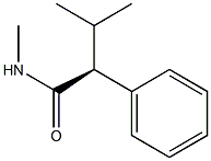 [S,(+)]-N,3-Dimethyl-2-phenylbutyramide 结构式