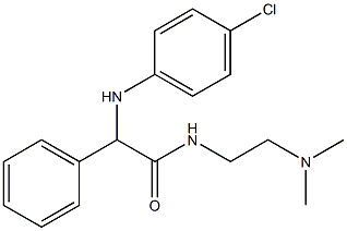 2-(p-Chloroanilino)-N-[2-(dimethylamino)ethyl]-2-phenylacetamide