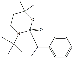 3-tert-Butyl-3,4,5,6-tetrahydro-6,6-dimethyl-2-(1-phenylethyl)-2H-1,3,2-oxazaphosphorin-2-one Structure