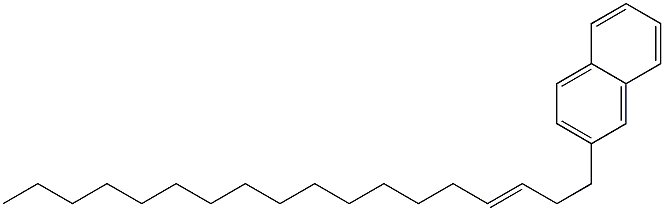 2-(3-Octadecenyl)naphthalene Structure