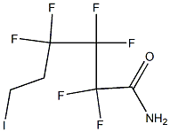 2,2,3,3,4,4-ヘキサフルオロ-6-ヨードヘキサンアミド 化学構造式