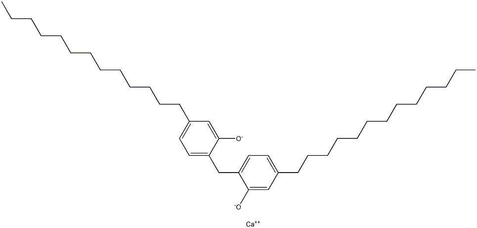 Calcium 2,2'-methylenebis(5-tridecylphenoxide) Struktur