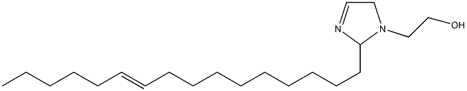 2-(10-ヘキサデセニル)-3-イミダゾリン-1-エタノール 化学構造式