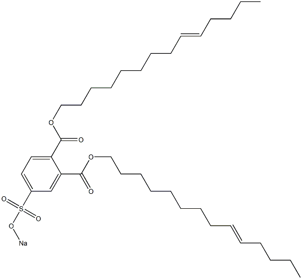 4-(Sodiosulfo)phthalic acid di(9-tetradecenyl) ester