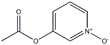 3-Acetoxypyridine 1-oxide 结构式