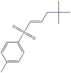 (E)-4,4-Dimethyl-1-pentenyl 4-methylphenyl sulfone Structure