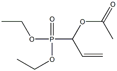 1-Acetoxyallylphosphonic acid diethyl ester Structure