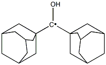 Di(1-adamantyl)hydroxymethyl radical 结构式