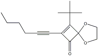 8-tert-Butyl-7-(1-hexynyl)-1,4-dioxaspiro[4.3]oct-7-en-6-one|