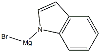 1H-インドール-1-イルマグネシウムブロミド 化学構造式