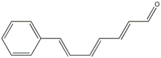 (2E,4E,6E)-7-Phenyl-2,4,6-heptatrienal Struktur