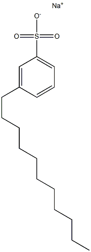 3-Undecylbenzenesulfonic acid sodium salt Struktur