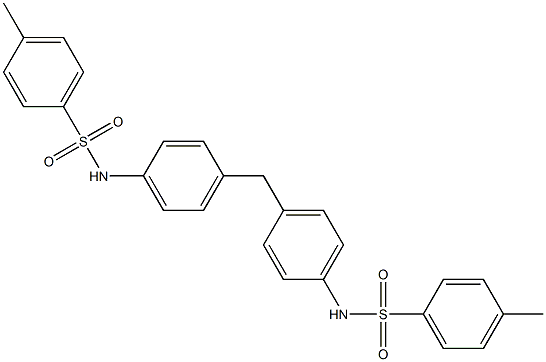 Bis[4-(tosylamino)phenyl]methane Structure