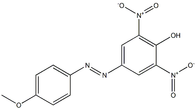 4-[(4-Methoxyphenyl)azo]-2,6-dinitrophenol Structure