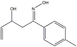 (1Z)-1-(4-Methylphenyl)-3-hydroxy-4-penten-1-one oxime Structure