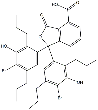 1,1-Bis(4-bromo-3-hydroxy-2,5-dipropylphenyl)-1,3-dihydro-3-oxoisobenzofuran-4-carboxylic acid
