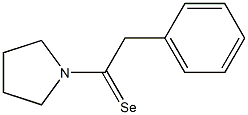 1-(α-セレノキソフェネチル)ピロリジン 化学構造式