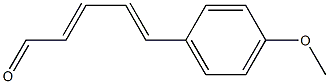 (2E,4E)-5-(4-Methoxyphenyl)-2,4-pentadienal Structure