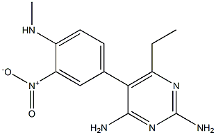 2,4-Diamino-6-ethyl-5-(3-nitro-4-(methylamino)phenyl)pyrimidine