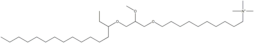  10-(3-Hexadecyloxy-2-methoxypropyloxy)-N,N,N-trimethyldecan-1-aminium