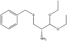 [S,(+)]-2-Amino-3-(benzylthio)propionaldehyde diethyl acetal Structure