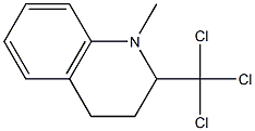 1-Methyl-2-trichloromethyl-1,2,3,4-tetrahydroquinoline Struktur