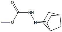 2-Bicyclo[2.2.1]heptan-2-ylidenehydrazinecarboxylic acid methyl ester,,结构式