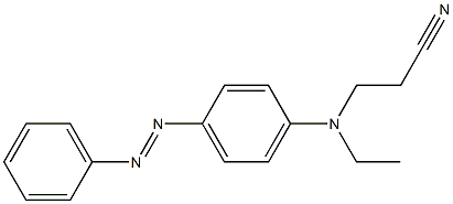 4-[Ethyl(2-cyanoethyl)amino]azobenzene Struktur