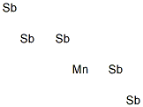 Manganese pentaantimony Structure