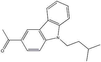 3-Acetyl-9-isopentyl-9H-carbazole Structure