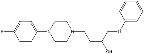 1-(Phenoxy)-4-[4-[4-fluorophenyl]-1-piperazinyl]-2-butanol
