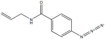 N-(2-Propenyl)-4-azidobenzamide Structure