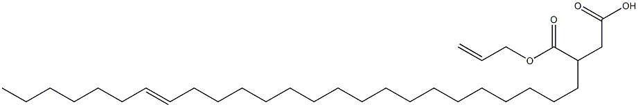 3-(18-Pentacosenyl)succinic acid 1-hydrogen 4-allyl ester Struktur