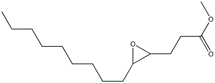 4,5-エポキシミリスチン酸メチル 化学構造式