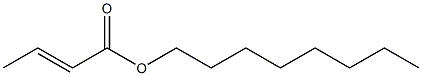 (E)-2-Butenoic acid octyl ester Struktur