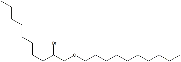 Decyl 2-bromodecyl ether,,结构式