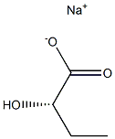 (S)-2-Hydroxybutyric acid sodium salt Structure