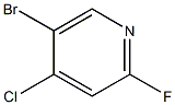 Pyridine, 2-fluloro-4-chloro-5-bromo- Structure