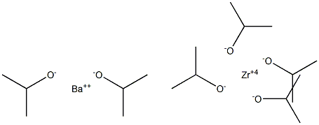 Barium zirconium isopropoxide, 10% w/v in isopropanol, packaged under Argon in resealable ChemSeal^t bottles