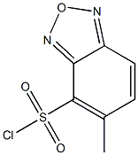 5-methyl-2,1,3-benzoxadiazole-4-sulfonyl chloride Struktur