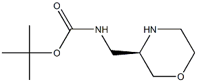 (R)-3-N-Boc-aminomethylmorpholine,,结构式