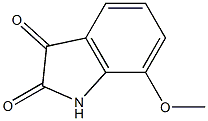 7-甲氧基靛红 结构式