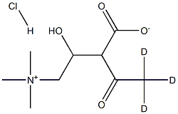 Acetyl-d3-L-carnitine hydrochloride 98 atom % D Structure