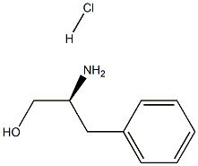 (S)-beta-Phenylalaninolhydrochloride 化学構造式