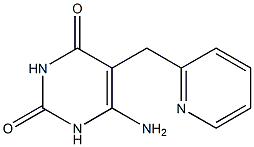 6-Amino-1-pyridin-2-ylmethyl-1H-pyrimidine-2,4-dione Structure