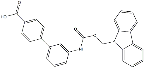 3'-(Fmoc-amino)-biphenyl-4-carboxylic acid Struktur