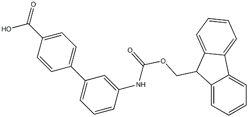 3'-(Fmoc-amino)-biphenyl-4-carboxylic acid Structure