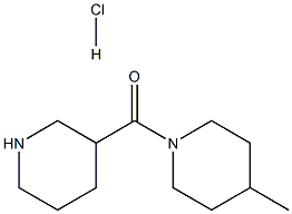 (4-Methyl-1-piperidinyl)(3-piperidinyl)methanonehydrochloride